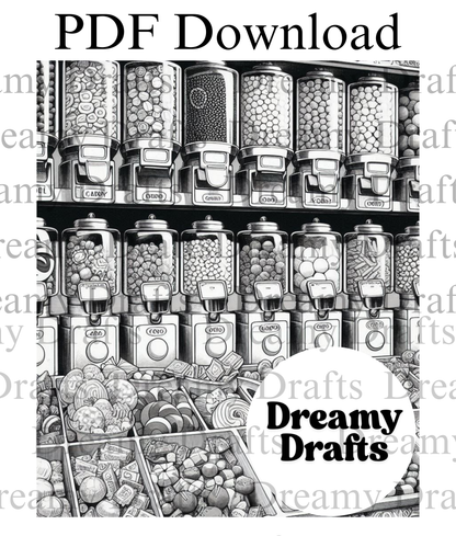Candy Shop - Coloring Pages