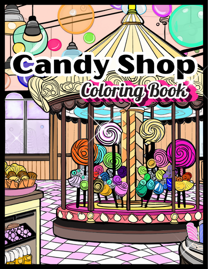 Candy Shop - Coloring Pages
